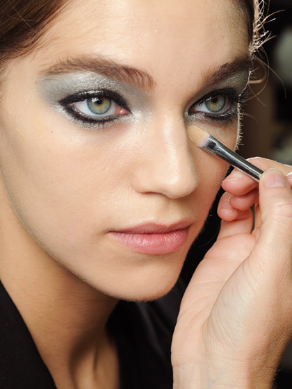 Metallic Eye Make-up in Spring 2013