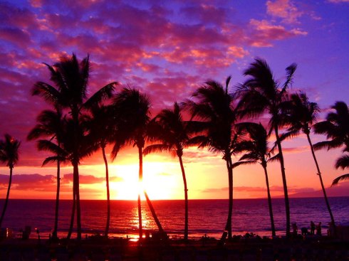 sunset Hawaii